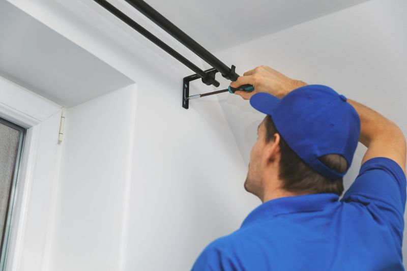 Installing Curtain Rods and Hardware
